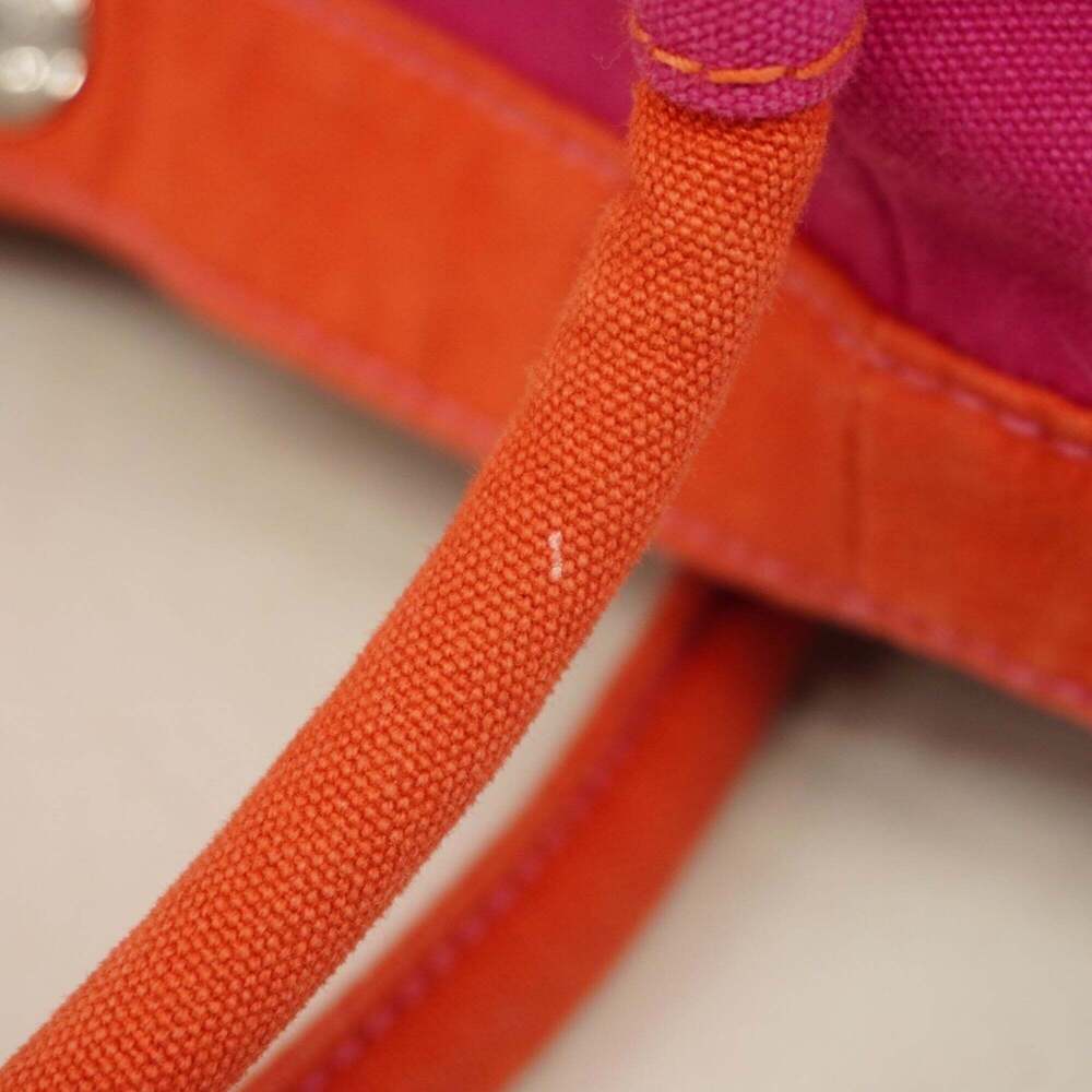 Hermes Sac Baga Tote Bag, Canvas, Red/Pink, Women's, P2762543 - Picture 10 of 12